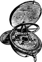 illustration vintage astrolabe vecteur