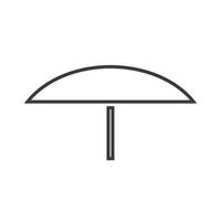 vecteur de logo parapluie