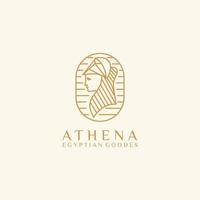 vecteur d'icône de conception de logo athena