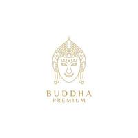 vecteur d'icône de conception de logo bouddha