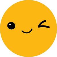 illustration d'emoji heureux vecteur