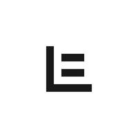 le el abstract initiales lettre monogramme création de logo vectoriel