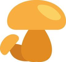 Champignon naturel jaune, illustration, vecteur sur fond blanc.