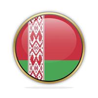 modèle de conception de drapeau de bouton biélorussie vecteur