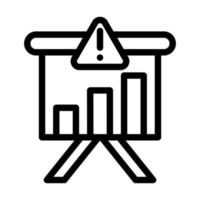 conception d'icône d'investissement à risque vecteur