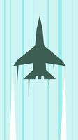 avion à réaction volant verticalement dans le ciel. concept de vol, véhicules, militaire, vitesse, etc. illustration vectorielle plane vecteur