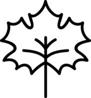 feuille canadienne, illustration, vecteur sur fond blanc.