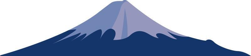 mont fuji, illustration, vecteur sur fond blanc.