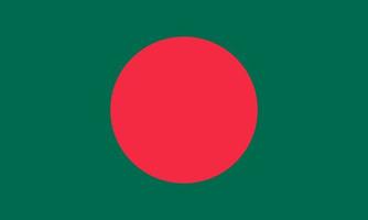 illustration du drapeau du bangladesh vecteur