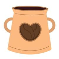 icône de la bouilloire à café vecteur