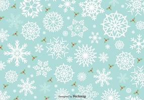 Minimal Motif Snowflakes Vector