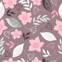 motif floral sans soudure vecteur