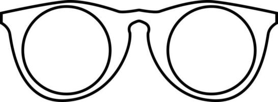 lunettes de soleil d'été, icône illustration, vecteur sur fond blanc