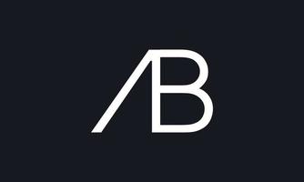 lettre ab logo pro fichier vectoriel