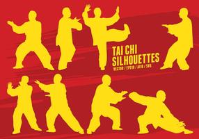 Tai Chi Arts Martiaux vecteur