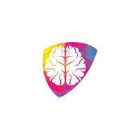 création de logo de cerveau créatif. remue-méninges puissance pensée cerveau logotype icône vecteur