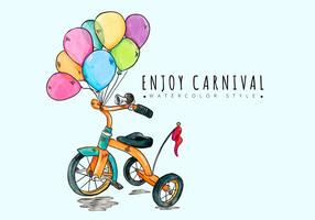 Contexte Carnaval gratuit vecteur