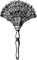illustration vintage du flabellum papal. vecteur