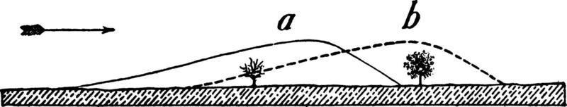 progression des dunes, illustration vintage vecteur