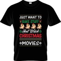 conception de t-shirt de Noël moche, slogan de t-shirt de Noël moche et conception de vêtements, typographie de Noël moche, vecteur de Noël moche, illustration de Noël moche