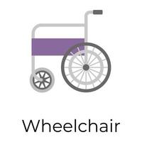 concepts de fauteuil roulant à la mode vecteur