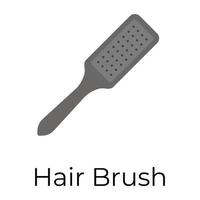 brosse à cheveux tendance vecteur