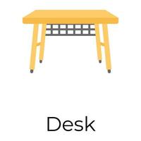 concepts de bureau à la mode vecteur