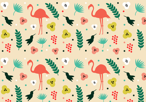 Gratuit Tropical Motif Vector