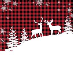 motif de noël et du nouvel an au plaid de buffle. fond festif pour la conception et l'impression esp10 vecteur