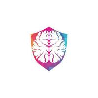 création de logo de cerveau créatif. remue-méninges puissance pensée cerveau logotype icône vecteur