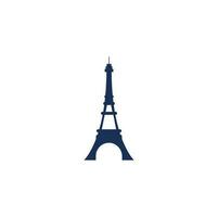 modèle de conception de logo tour eiffel. création de logo parisien. vecteur