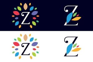 logo design lettre z art vectoriel