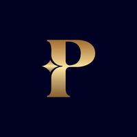 création de logo de bijoux p vecteur