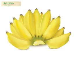 banane réaliste en tas