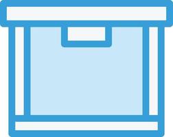 illustration de conception d'icône de vecteur de boîte