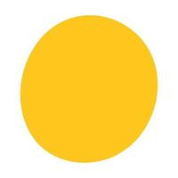 icône de soleil dans le style de dessin animé dessiné à la main. illustration vectorielle d'objet solaire, prévisions météo, impression enfantine vecteur