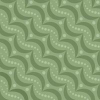 motif transparent abstrait vert clair avec cercles demi-lunes en vecteur