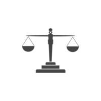 vecteur de logo de justice