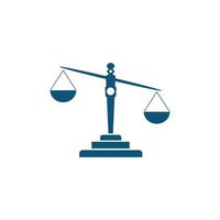 vecteur de logo de justice