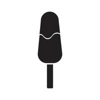 crème glacée logo modèle vecteur icône illustration design