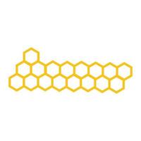 conception d'illustration de texture de fond en nid d'abeille vecteur
