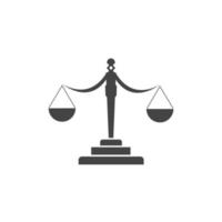 vecteur de logo de justice