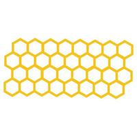conception d'illustration de texture de fond en nid d'abeille vecteur