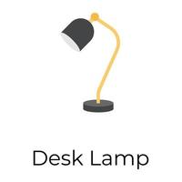lampe de bureau tendance vecteur