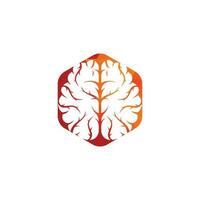 création de logo de cerveau créatif. remue-méninges puissance pensée cerveau logotype icône vecteur