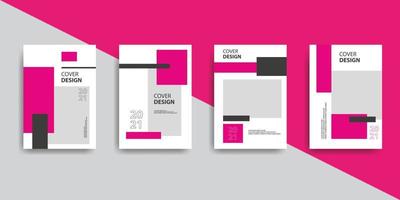 conception de couverture de livre créative avec un style minimaliste. vecteur