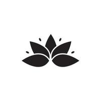 icône de modèle de logo de beauté vecteur fleurs de lotus design