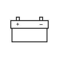 vecteur d'icône de batterie