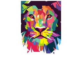 Lion wpap vecteur