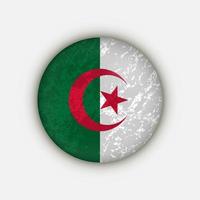 pays algerie. drapeau algérien. illustration vectorielle. vecteur